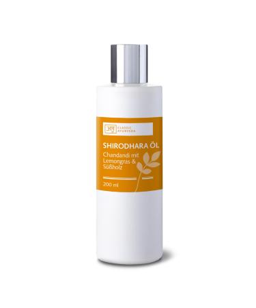 Classic Ayurveda - Shirodhara Oil (Chandandi with Lemongrass & Liquorice) - 200 ml
