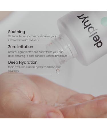 delphyr Liposome Waterful Toner Soothing & Hydrating Toner for Sensitive Skin with Centella Asiatica TECA Korean Skincare for Trouble Care (6.76 fl. oz 200ml) - Buy Online on GoSupps.com