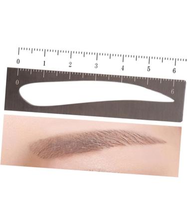 SKISUNO Eyebrow Ruler for Reusable Positioning Eyebrow Three-point Balance Stencil Kit Ruler One-word Caliper Eyebrows - Buy Online on GoSupps.com