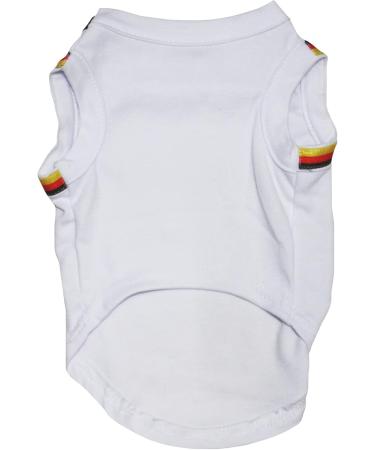 Petitebelle I'm So Cute I Must Be German Puppy Dog Shirt - White/Flag XX-Large | Adorable Pet Apparel for Dog Lovers - Buy Online on GoSupps.com