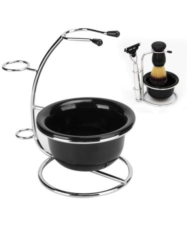 Professional Metal Shaving Brush Holder & Foam Soap Bowl Set - Multifunctional Bar Turf Tools for Grooming Accessories - Buy Online on GoSupps.com