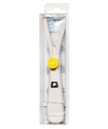 Dental Floss Holder Interdental Flosser Reusable Handle Tension Adjustable with Preloaded Floss 27 yd / 25 m Refillable