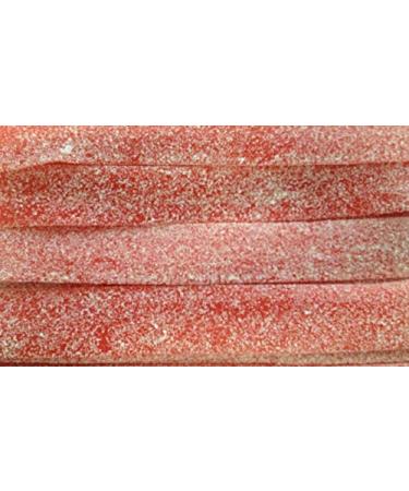 Strawberry Belts Sweets | Long Fizzy Red | Halal 1.2kg box / 120 pieces