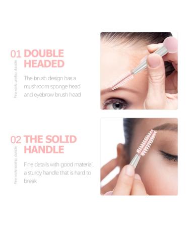 FRCOLOR 6pcs Makeup Brush Set - Sponge Applicators Eyebrow Stamper Beauty Sponges Eye Shadow & Foundation Brushes - Perfect for Travel - Buy Online on GoSupps.com