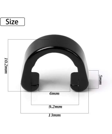 Saipe 20pcs Aluminum Bike Cable C-Clips Brake/Derailleur Shift Cable Clamp Set - Buy Online on GoSupps.com