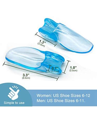GsT Big Toe Separator - Set of 2 Pairs | Toe Spacers for Toe Alignment and Pain Relief - Buy Online on GoSupps.com