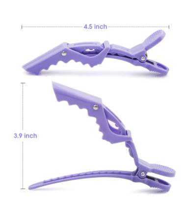 GLAMFIELDS 12 Pcs Alligator Hair Clips - Non-Slip Hair Styling & Cutting Clips for Professionals - Buy Online on GoSupps.com