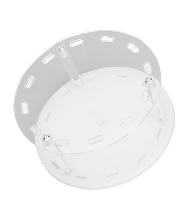 Rotating Acrylic Eyelash Tweezers Holder - 12 Hole Organizer for Eyelash Extensions (Pure White) | International Shipping Available - Buy Online on GoSupps.com