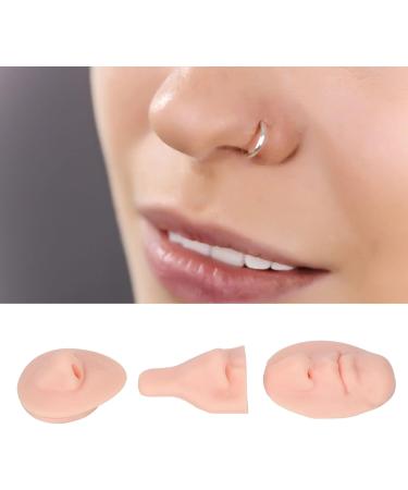 Silicone Nose Model Kit Simulation 3D Soft Exercise Nose Model Nose Seam Teaching Exercises (Light Beige) - Buy Online on GoSupps.com