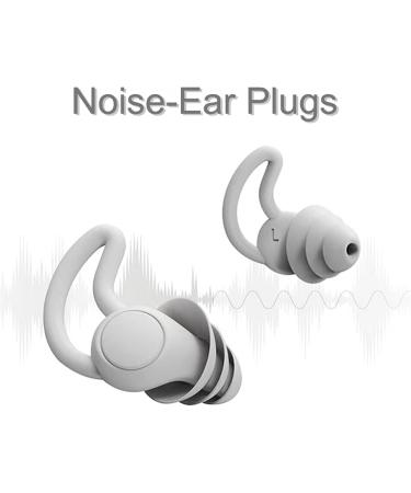 Buy Noise Cancelling Ear Plugs for Sleeping | Reusable Soft Silicone Earbuds | 40dB Noise Reduction for Sensitivity & Travel - Buy Online on GoSupps.com