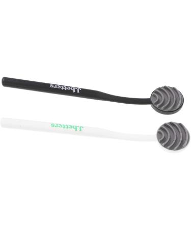 Minkissy Tongue Cleaning Brush Set - Silicone Tongue Scraper & Spatula for Adults | Portable Mouth Cleaning Tools in 4 Colors | 18.5x3.5cm - 4pcs - Buy Online on GoSupps.com