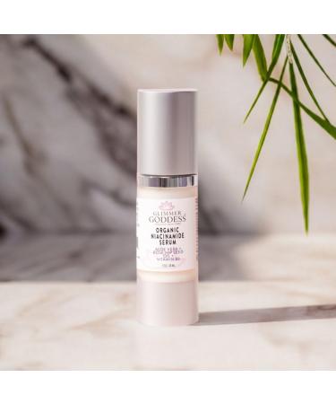 Glimmer Goddess Organic Anti-Aging Serum | 5% Niacinamide Tightens Pores & Reduces Wrinkles | Miracle Skin Treatment 1 oz - Buy Online on GoSupps.com