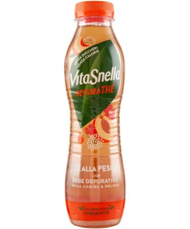  Italian Gourmet E.R. Vitasnella Depurath T alla Pesca peach iced tea with cleansing herbs rosehip and lemon balm sugar-free disposable PET 500 ml + Italian Gourmet Polpa di Pomodoro 400 g box - Buy Online on GoSupps.com