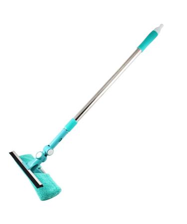 GOOFFY Qtqgoitem 85cm Long Plastic Handle Green Windshield Cleaner Brush Glass Wiper Scraper