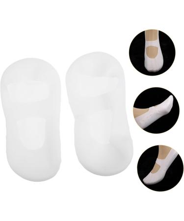 Mikinona 1 Pair Cracked Heel Socks Silicone Moisturizing Socks Cooling Heel Repair Socks Plantar Silicone Socks Heel Sleeves Arch Socks Compression White Beach Ballet Socks Men and Women - Buy Online on GoSupps.com