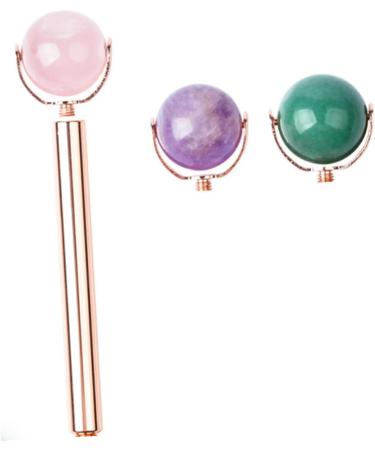 IWOWHERO 1 Pcs Facial Massage Tool Massage Roller Facial Tool Facial Roller Massager Face Massage Tools Face Roller Skin Care Massage Skin Care Tools Face Massager Jade Ball Woman 12.8x2.6x2.6cm Assorted Color - Buy Online on GoSupps.com