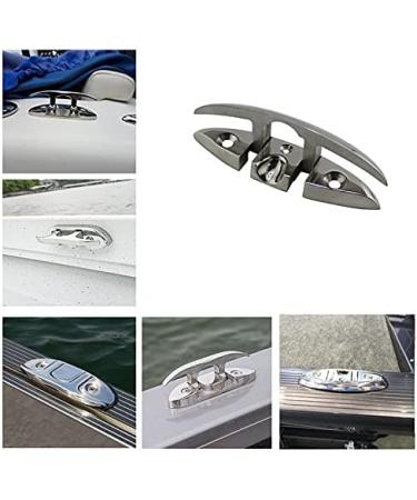 Ayunwei Marine Grade Dock Cleats 5inch/6 inch Folding Boat Cleat 316 Stainless Steel Flip Up Cleats for Boat Kayak and Decoration of 2 pcs - Buy Online on GoSupps.com