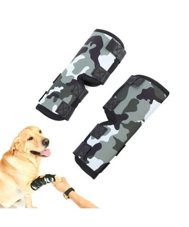 Knee Brace for Dogs Pair of Dog Rear Leg Braces Prevent Injuries and Sprains to Help with Arthritis Dog Kneepad (S)