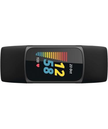 Fitbit Charge 5 Advanced Fitness Tracker with GPS, Heart Rate, Sleep & Health Tracker - Power Bundle | Graphite Stainless Steel - Buy Online on GoSupps.com