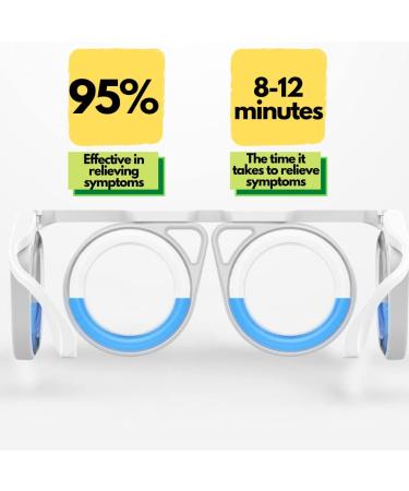 Anti Motion Sickness Glasses for Kids and Adults - Lightweight Portable Treatment for Carsickness, Seasickness, and Vertigo - Buy Online on GoSupps.com