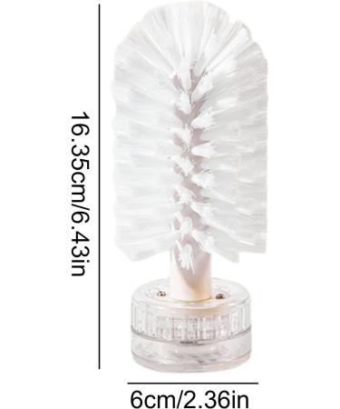 Shakven Suction Cup Brush Cleaner Glass Cup Washer | Portable Turtle Scrub Brush Glass Bottle Bristle Brush for Glassware Wine Glass Bottles - Buy Online on GoSupps.com