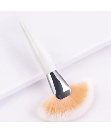 RIYAN 1 Piece Fan Shape Powder Concealer Blending Brush Professional Foundation Cosmetic Brush Make Up Black - Buy Online on GoSupps.com