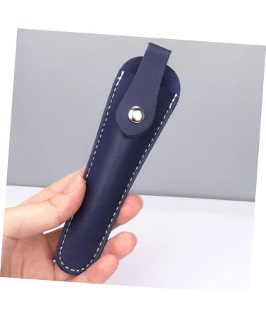 4-Part Shear Set - Black Scissors Tool with Leather Protection & Storage Cover | PU Sheath for Kids - 15x4.3cm - Buy Online on GoSupps.com