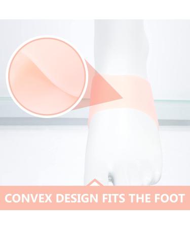 FOMIYES Silicone Arch Support Pads - 2 Pairs Heel Protector & Sleeve for Men & Women - Clear Gel Comfort & Stability - Buy Online on GoSupps.com
