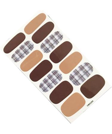 dijiusidy Nail Art Stickers Self-Adhesive Fingernail Decal with Strap Glue DIY Art Decor Full Cover Manicure Kits for Women Girls YMX206 - Buy Online on GoSupps.com