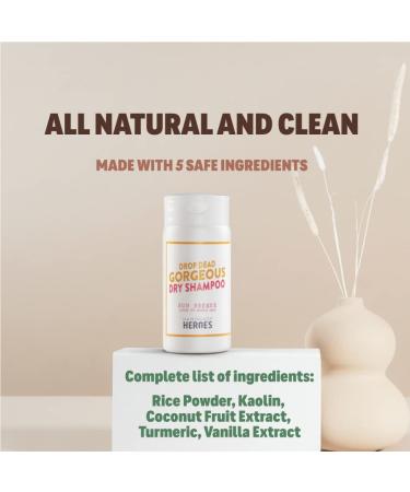 Handmade Heroes 2oz Non Aerosol Dry Shampoo Volume Powder for Light Hair | 100% Natural, Vegan, Sustainable | Volumizing Powder for Air Travel - Women and Men - Buy Online on GoSupps.com