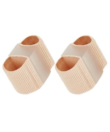 Toe Straightener 2pcs Straightener Splint Nylon Support for Hammer Claw Moleskin for Feet