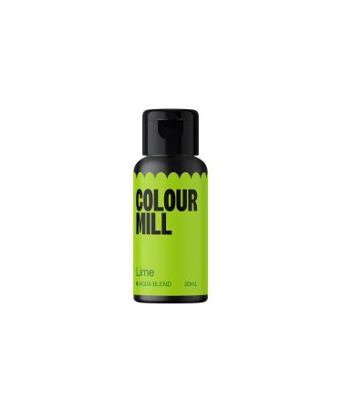 Lime - Aqua Based Colouring 20ml - Colour Mill