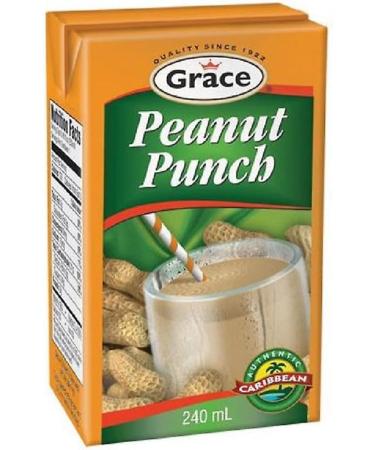 Grace PEANUT PUNCH 250ml PACK OF 6 AUTHENTIC CARIBBEAN PRODUCT OF JAMAICA. - Buy Online on GoSupps.com