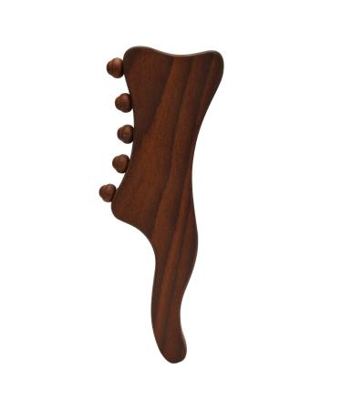 Holz-Gua-Sha-stick wood-GUA-SHA stick 5 massage points natural beech stimulates the blood circulation wood scratch for the neck back shoulder