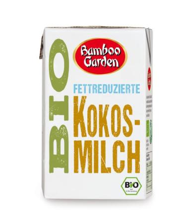 Bamboo Garden Organic Coconut Milk Reduced Fat - 250ml | Healthy Vegan Cooking | International Shipping - Buy Online on GoSupps.com
