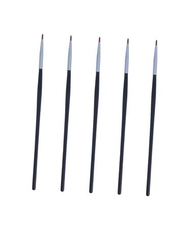 Angoily 5pcs Fine Eyeliner Brush Eyeshadow Liner Brush for Eyes Eyeliner Brush Applicator Face