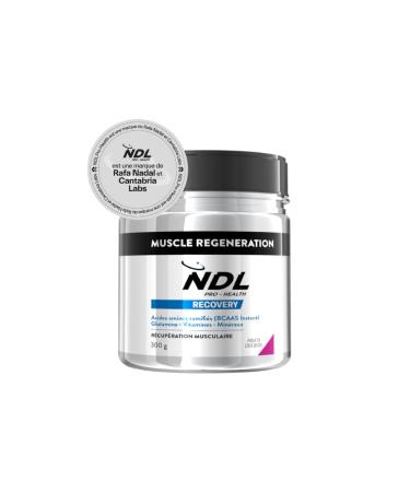 NDL Pro Health Muscle Regeneration - BCAA Branched Essential Amino Acids 2:1:1 Glutamine Vitamins & Minerals for Post-Workout Muscle Recovery Berries 300 g by Rafa Nadal