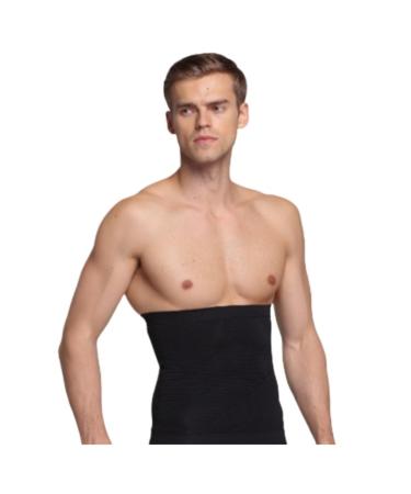 HKDYWTNB Back Brace Lumbar Support Belly Trainer Waist Slimming Belt Shaper Weight Control Belly Corset Abdomen Trimmer Waist Belt(Black Medium) Medium Black