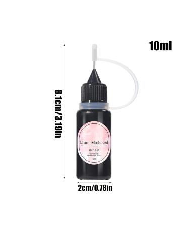 Hogvinnatil Nail Sculpting Gel 10ml Clear Molding Adhesive | 3D Nail Gel Transparent Non-Stick for Extensions Painting Colors Beginners Salons and Nail Shops - Buy Online on GoSupps.com