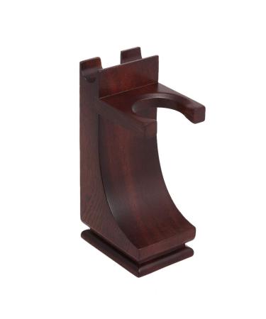 Shaving Holder Stand for Shaving Razor Brush Solid Wood Shaving Tool Organizer