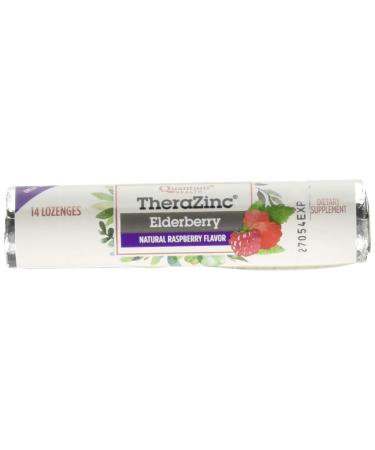 Quantum Zinc Elderberry Raspberry Lozenge, 1.2 Ounce -- 12 per case.