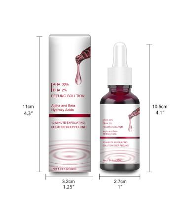 Buy Peeling Solution AHA 30% + BHA 2% Exfoliating Serum - Shrink Pores & Revitalize Skin | Fast International Shipping - Buy Online on GoSupps.com