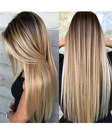Buy Long Blonde Wig with Dark Roots | Natural Women's Cosplay Wig - International Shipping - Buy Online on GoSupps.com