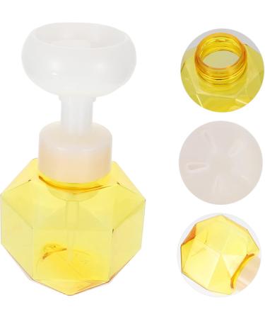 Ciieeo Flower Sparkling Bottle - Milk Cleansing Milk Facial Bubble Maker Tool | Foamer Device Cup | Yellow 9.7x9.7x16.3cm - Shop Internationally - Buy Online on GoSupps.com