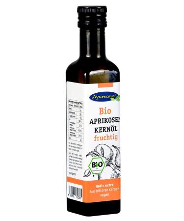 Buy Ayursana Organic Apricot Kernel Oil 250ml - Premium Quality for Skin & Hair | International Shipping Available - Buy Online on GoSupps.com