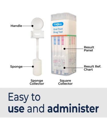 10 Panel Saliva Oral Fluid Test Kit for Workplace & Insurance Use | AMP BAR COC MDMA MET MTD OPI OXY PCP THC | E&I Exempt | Prime Screen 1 Pack - QODOA-10106 - Buy Online on GoSupps.com