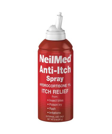 NeilMed Anti Itch (Relief) Spray Hydrocortisone 1%, 3 Oz