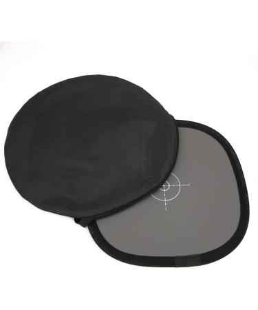 Foldable 18% Gray Card & White Balance Disc | Dual-Sided 30cm Photography Exposure Card - Buy Online on GoSupps.com