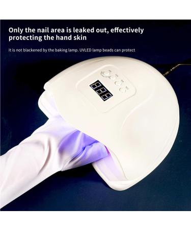 dijiusidy 1 Pair Manicure Protection Glove Hands Sun-proof Protector Non-slip Nail Art Gloves for Professional Short - Buy Online on GoSupps.com