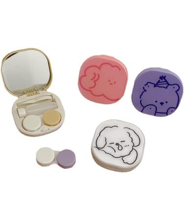 Miedeon Cute Red Contact Lens Container Set - 4 Travel Etui for Effective Lens Storage - Buy Online on GoSupps.com